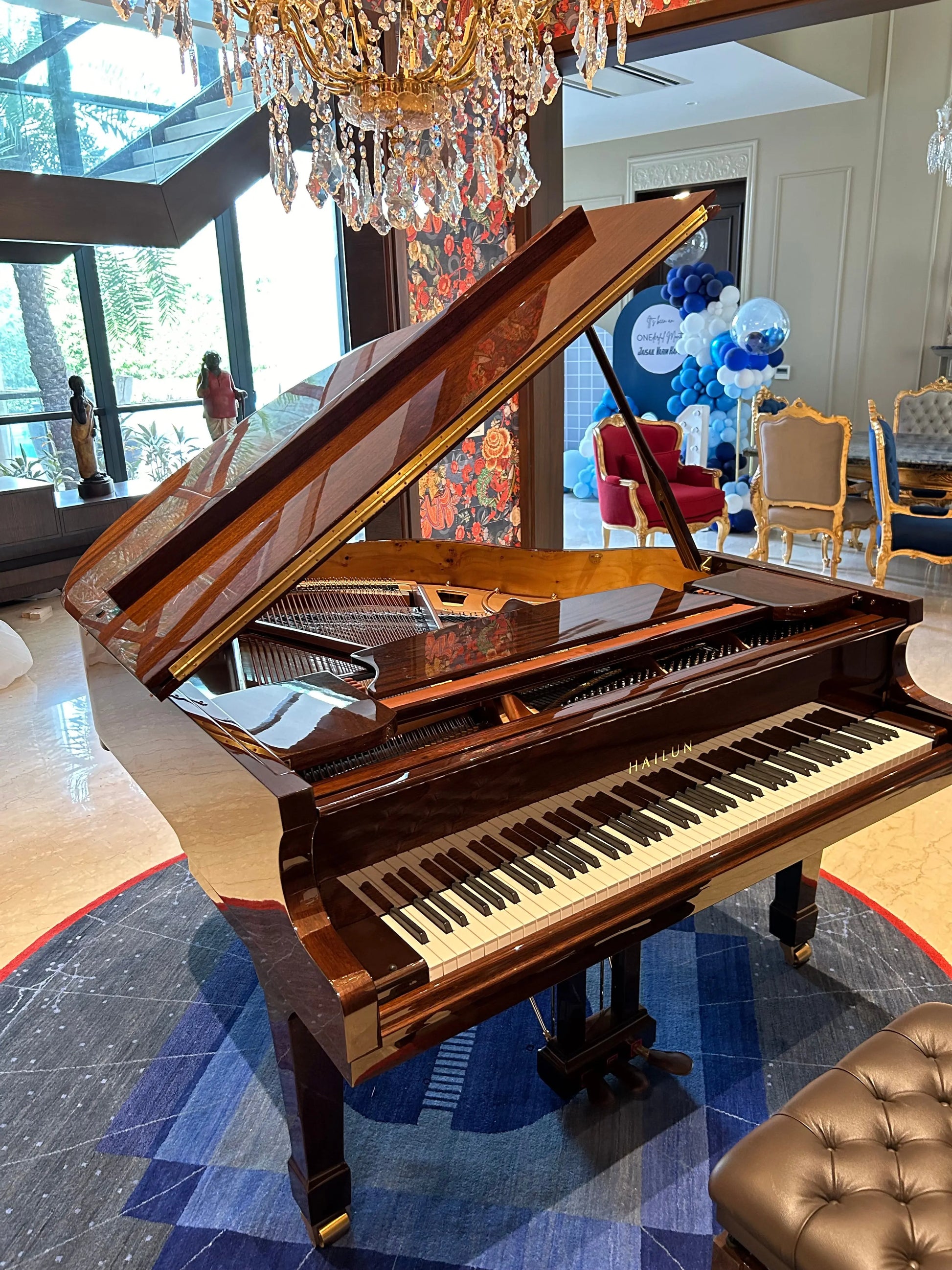 Hailun Grand Piano HG151 - Walnut - Mezzopiano