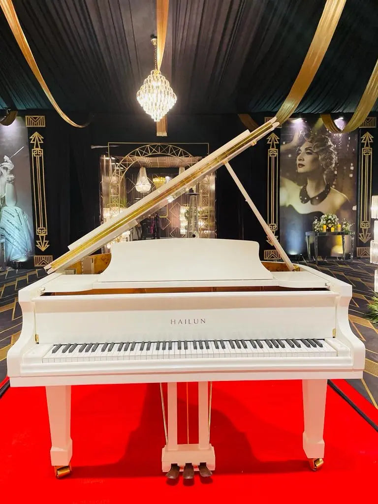 Hailun Grand Piano HG151 - White - Mezzopiano